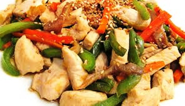 27. Pollo con verduras